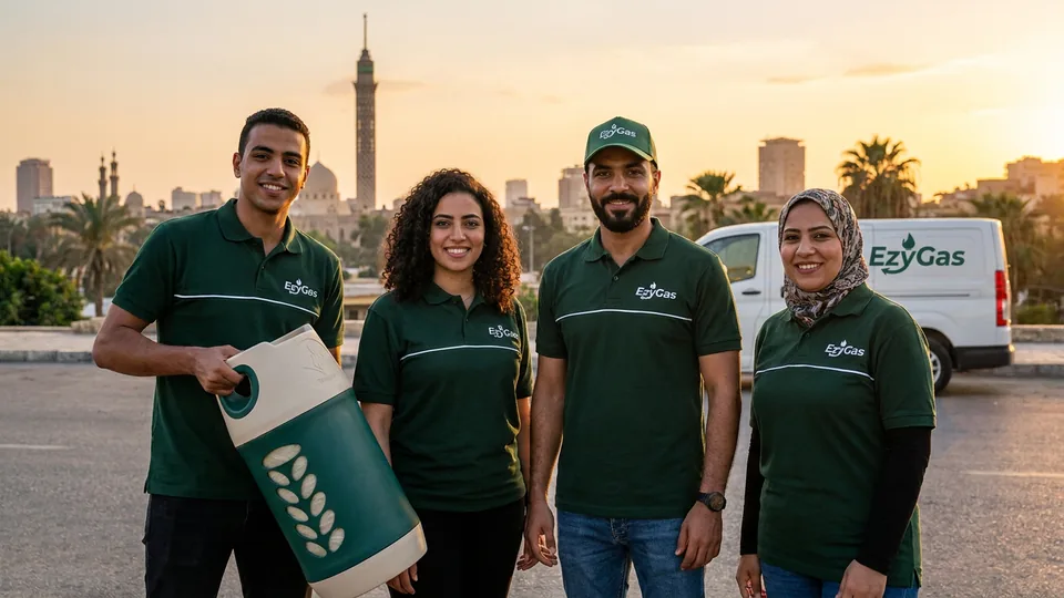 فريق إيزي جاز في بيئة عمل